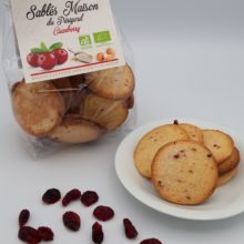 sablés-Bio-cranberries